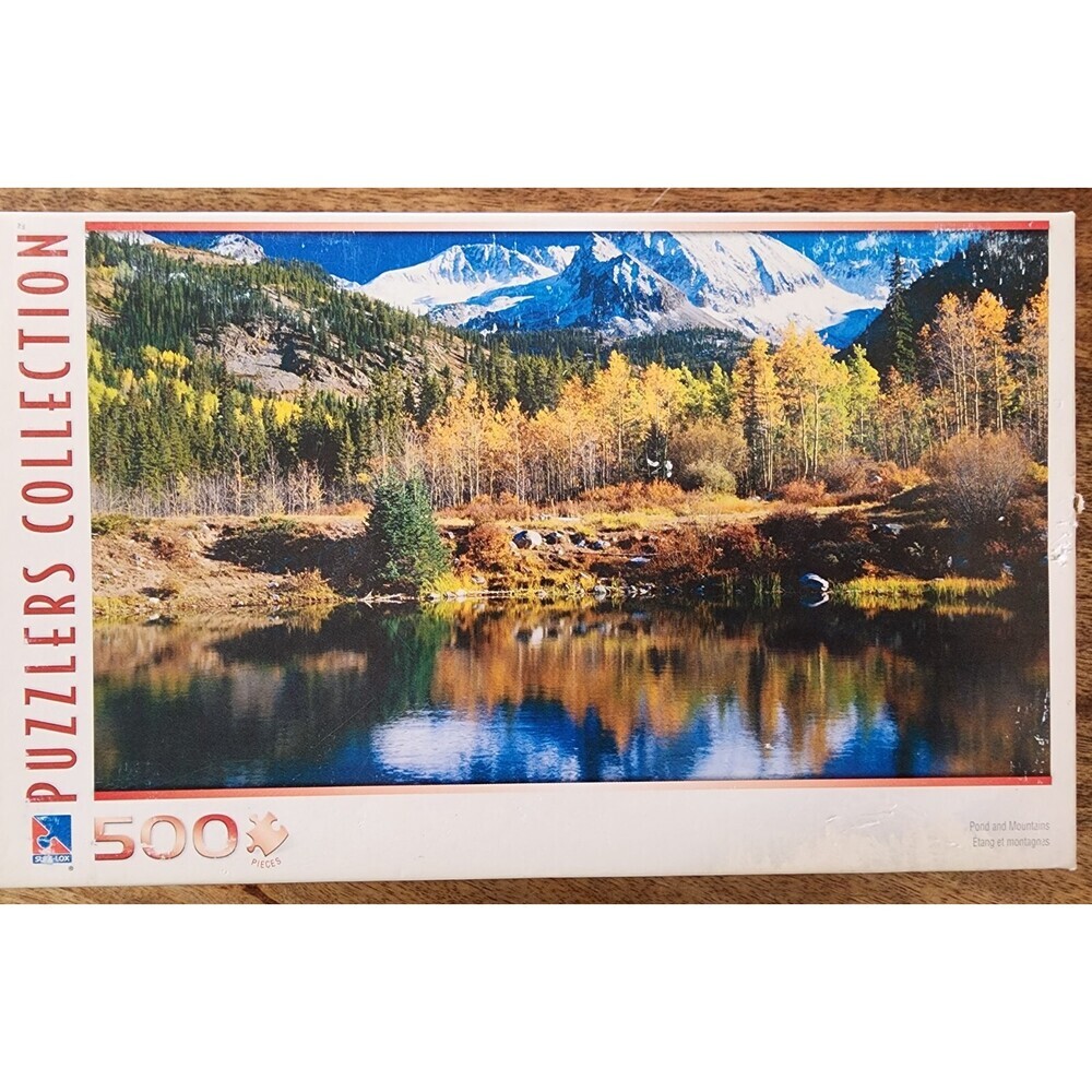 NEW Puzzlers Collection Pond and Mountains Puzzle | 500 pcs | 2010